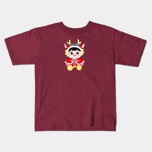 Chinese zodiac Dragon Female Kids T-Shirt